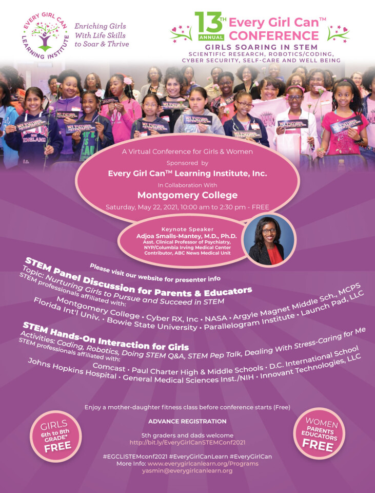 13th Annual Every Girl Can Conference - Girls Soaring in STEM
